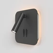 Aplica de perete Maytoni Ios 176 metal, negru, LED, 3000K, 9W, 550lm - C175-WL-01-6W-B