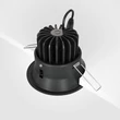 Spot incastrabil Maytoni YIN metal, negru, LED, 4000K, 12W, 830lm - DL031-L12W4K-B