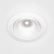 Spot incastrabil Maytoni YIN metal, alb, LED, 4000K, 12W, 920lm - DL031-L12W4K-D-W