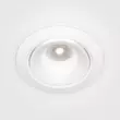 Spot incastrabil Maytoni YIN metal, alb, LED, 4000K, 12W, 960lm - DL031-L12W4K-W