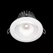 Spot incastrabil Maytoni YIN metal, alb, LED, 4000K, 12W, 960lm - DL031-L12W4K-W