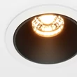 Spot incastrabil Maytoni ALFA metal, alb, negru, LED, 10W, 2700K, 500Lm - DL043-01-10W2.7K-RD-WB-DE