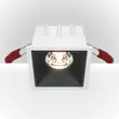Spot incastrabil Maytoni Alfa LED metal, plastic, alb, negru, LED, 3000K, 15W, 1050lm - DL043-01-15W3K-SQ-WB