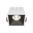 Spot incastrabil Maytoni Alfa LED metal, plastic, alb, negru, LED, 4000K, 15W, 1150lm - DL043-01-15W4K-D-SQ-WB