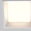 Spot incastrabil pentru baie Maytoni OKNO metal, plastic, alb, LED, 3000K-6000K, 18W, 1420lm, IP44 - DL056-18W3-4-6K-W