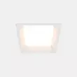 Spot incastrabil pentru baie Maytoni OKNO metal, alb, LED, 4000K, 18W, 1350lm, IP44 - DL056-18W4K-W