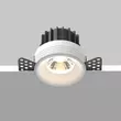 Spot incastrabil Maytoni ROUND metal, alb, LED, 3000K, 12W, 920lm - DL058-12W3K-TRS-W