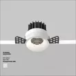 Spot incastrabil Maytoni ROUND metal, alb, LED, 3000K, 7W, 450lm - DL058-7W3K-W