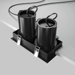 Spot incastrabil Maytoni HIDDEN metal, plastic, negru, LED, 3000K, 20W, 1400lm - DL095-02-10W3K-B