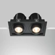 Spot incastrabil Maytoni HIDDEN metal, plastic, negru, LED, 3000K, 20W, 1400lm - DL095-02-10W3K-B