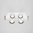 Spot incastrabil Maytoni HIDDEN metal, plastic, alb, LED, 3000K, 20W, 1450lm - DL095-02-10W3K-W