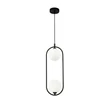 Pendul Maytoni RING sticla alb 2x G9 - MOD013PL-02B