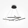 Pendul Maytoni LINE aluminiu negru 1x LED - MOD016PL-L75B