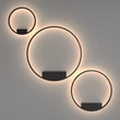 Plafoniera Maytoni RIM metal, negru, LED, 3000K, 25W, 1200lm - MOD058CL-L25B3K