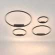 Plafoniera Maytoni RIM metal, negru, LED, 3000K, 25W, 1200lm - MOD058CL-L25B3K