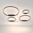 Plafoniera Maytoni Rim metal, fekete, LED, 4000K, 37W, 1800lm - MOD058CL-L35B4K