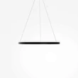 Pendul Maytoni RIM metal, plastic, negru, alb, LED, 51W, CCT - MOD058PL-L42BK