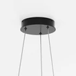 Pendul Maytoni RIM metal, plastic, negru, alb, LED, 51W, CCT - MOD058PL-L42BK