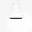 Pendul Maytoni RIM metal, plastic, negru, alb, LED, 83W, CCT - MOD058PL-L74BK