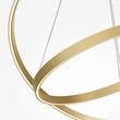 Pendul Maytoni RIM metal, plastic, alama, alb, LED, 83W, CCT - MOD058PL-L74BSK
