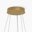 Pendul Maytoni RIM metal, plastic, alama, alb, LED, 83W, CCT - MOD058PL-L74BSK