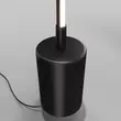 Lampadar Maytoni Flow metal, negru, LED, 3000K, 25W, 2600lm - MOD147FL-L20BK1