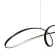 Pendul Maytoni Curve metal, negru, LED, 4000K, 42W, 2800lm - MOD156PL-L52B4K