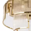 Plafoniera Maytoni FRAME metal, sticla, auriu, transparent, E14 - MOD174CL-09G