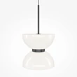 Pendul Maytoni KYOTO metal, sticla, negru, alb, LED, 3000K, 11W, 1300lm - MOD178PL-L11B3K