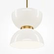 Pendul Maytoni KYOTO metal, sticla, auriu, alb, LED, 3000K, 11W, 1300lm - MOD178PL-L11G3K