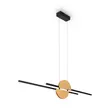 Pendul Maytoni SKYLINE metal, negru, alama, LED, 4000K, 26W, 800lm - MOD179PL-L26BS4K