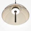Pendul Maytoni BANGKOK metal, sticla, negru, LED, 12W, 3000K, 1500 Lm - MOD185PL-L12CG3K1