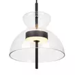 Pendul Maytoni BANGKOK metal, sticla, negru, transparent, LED, 3000K, 12W, 1200lm - MOD185PL-L6B3K2