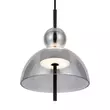 Pendul Maytoni BANGKOK metal, sticla, negru, fumuriu, LED, 3000K, 12W, 1200lm - MOD185PL-L6B3K4