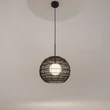 Pendul Maytoni CANE metal, natural, sticla, negru, alb, G9 - MOD204PL-01B1