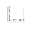 Pendul Maytoni COSMO metal, sticla, negru, transparent, LED, 3000K, 39W, 4800lm - MOD210PL-L39B3K