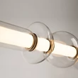 Pendul Maytoni COSMO metal, sticla, negru, transparent, LED, 3000K, 39W, 4800lm - MOD210PL-L39B3K