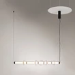 Pendul Maytoni COSMO metal, sticla, negru, transparent, LED, 3000K, 39W, 4800lm - MOD210PL-L39B3K