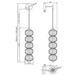 Aplica de perete Maytoni GOLDEN CAGE metal, acril, auriu, alb, LED, 3000K, 17W, 1100lm - MOD216WL-L10G3K