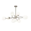 Candelabru Maytoni ERICH sticla alb 12x E14 - MOD221-PL-12-N