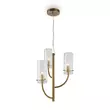 Pendul Maytoni Arco metal, sticla, alama, G9 - MOD223PL-03BS