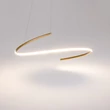 Pendul Maytoni CURVE metal, alama, LED, 2600K-3500K, 31W, 2100lm - MOD242PL-L33BSK