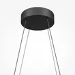 Pendul Maytoni HALO metal, negru, LED, 3000K-4000K, 40W, 800lm - MOD244PL-L50BK