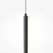 Pendul Maytoni HALO metal, negru, LED, 3000K-4000K, 11W, 600lm - MOD246PL-L12BK
