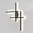 Aplica de perete Maytoni HALO metal, negru, LED, 3000K-4000K, 24W, 750lm - MOD248WL-L24BK