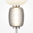 Veioza Maytoni PATTERN metal, sticla, crom, alb, LED, 3000K, 28W, 3800lm - MOD267TL-L28CH3K