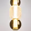 Pendul Maytoni DROP metal, sticla, auriu, LED, 3000K, 16W, 2000lm - MOD273PL-L16G3K