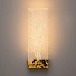 Aplica de perete Maytoni ORNATE metal, cristal, alama, transparent, LED, 2W, 3000K, 50 Lm - MOD318WL-L3BS3K