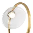 Aplica de perete Maytoni LUNARE metal, sticla, alama, transparent, LED, 3000K, 5W, 450lm - MOD327WL-L5BS3K