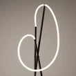 Lampadar Maytoni CROCHET metal, plastic, negru, LED, 36W, 3000K, 2500 Lm - MOD369FL-L36B3K